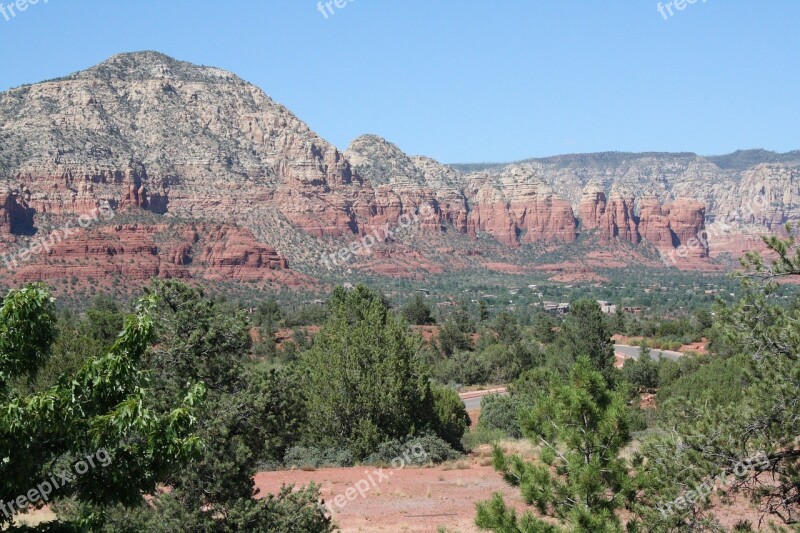 Usa Arizona Sedona Cliff Free Photos