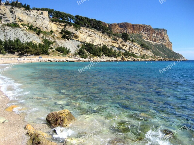 Plage Du Bestouan Cap Canaille Cassis Cliffs Beach