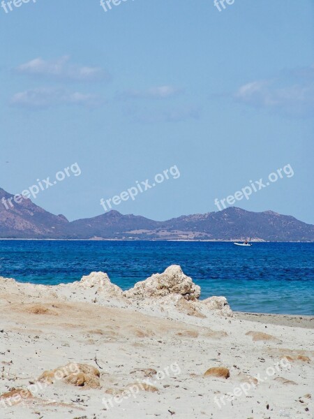 Sardinia Water Ocean Mediterranean Beach