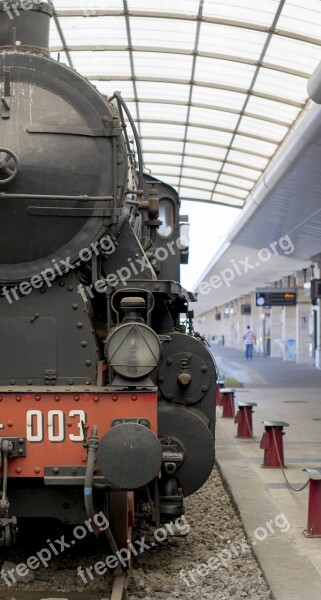 Train Locomotive Railway Exhibition Train Station