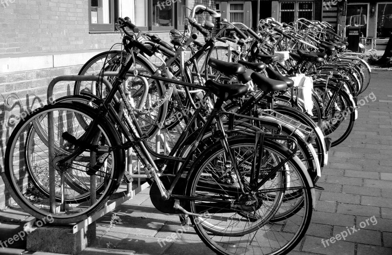 Amsterdam Bicycles School Netherlands Europe