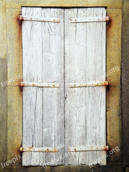 Window Shutters Old Window Frame House Window