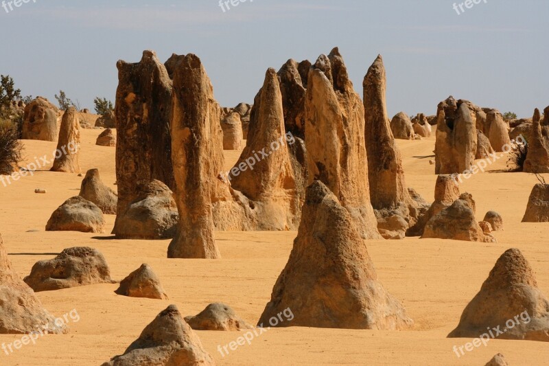 Pinnacles Nambung Desert Western Australia