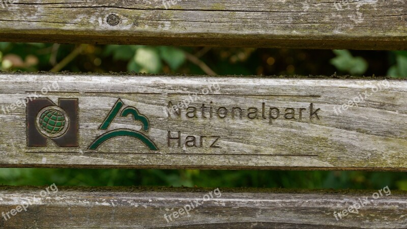 Bench Harz Harz Mountains National Park Rest