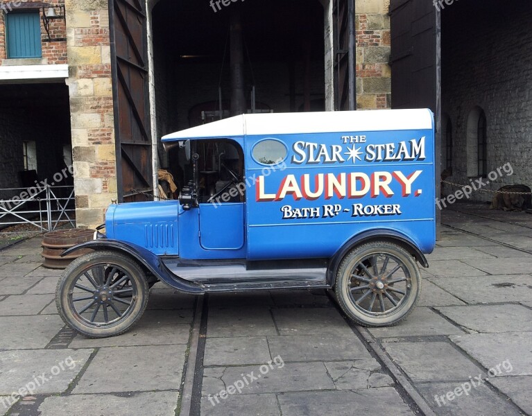 Van Vintage Beamish Laundry Auto