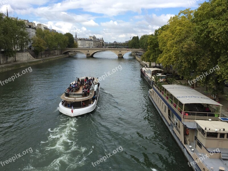 Seine River Paris Boat France