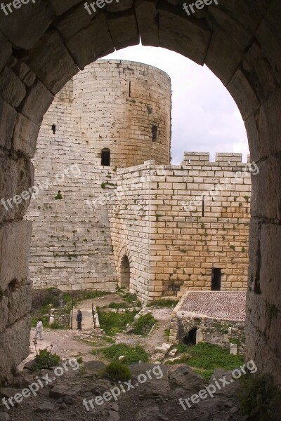 Krak Of Chevaliers Crusader Syria Ancient Cities Free Photos