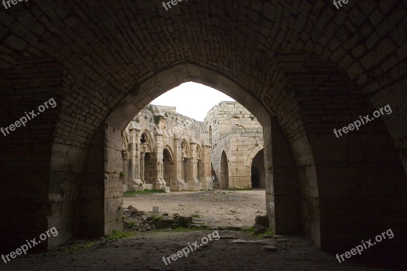 Krak Of Chevaliers Crusader Syria Ancient Cities Free Photos