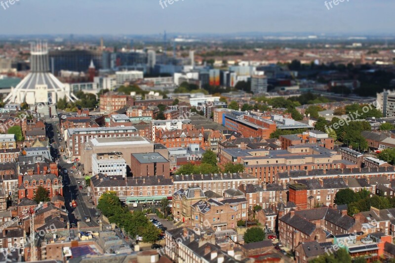 Aerial Cañoñ Canon 1200d Liverpool Docks