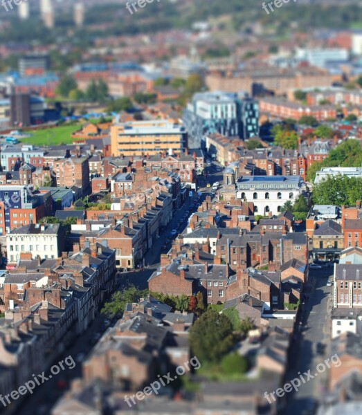 Liverpool City Skyline England Travel