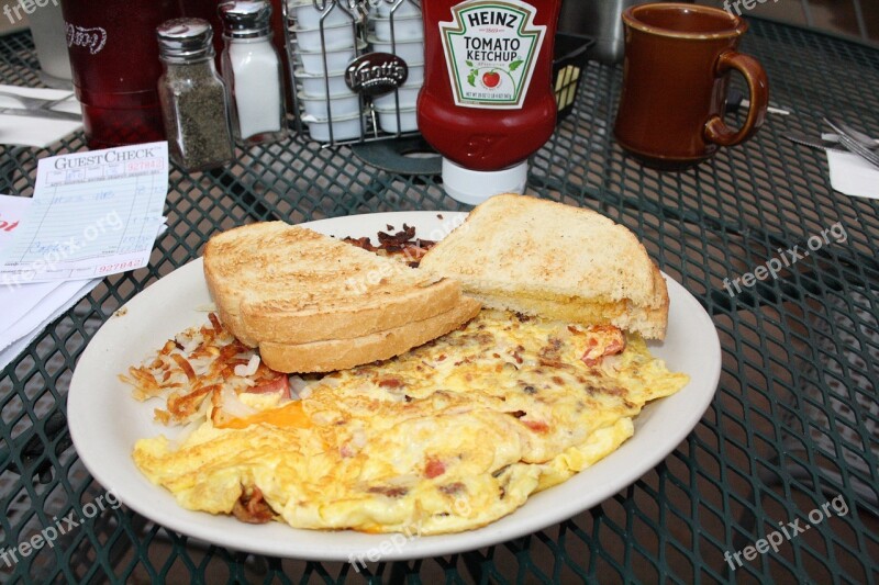 Usa Arizona Sedona Eat Omelette