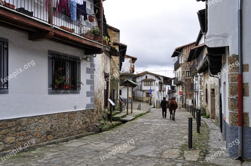 People Street Architecture Houses Rustic