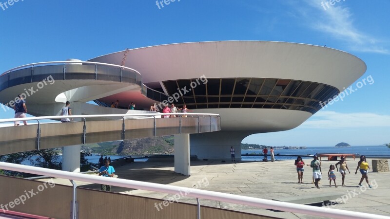 Museum Mac Niterói Rio De Janeiro Brazil