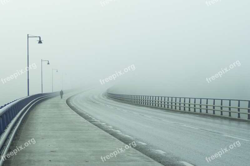 Mist Bro Alone Walk Way