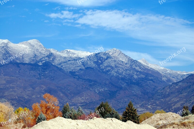 Mountains Snow Alpine Utah Nature