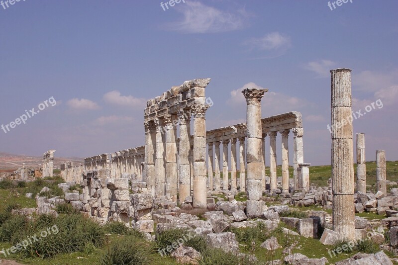 Aphamia Byzantisch Syria Ancient Cities Free Photos