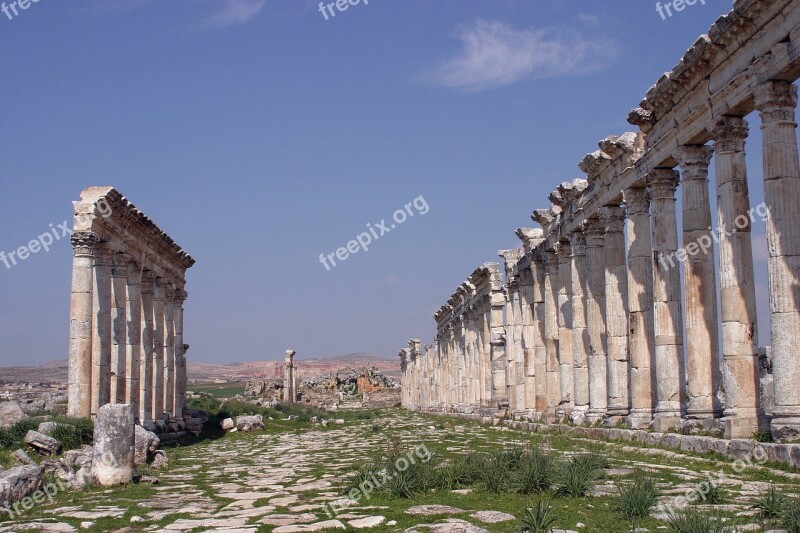 Aphamia Byzantisch Syria Ancient Cities Free Photos