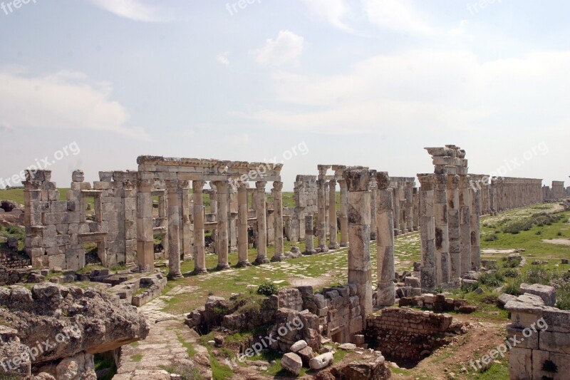 Aphamia Byzantisch Syria Ancient Cities Free Photos