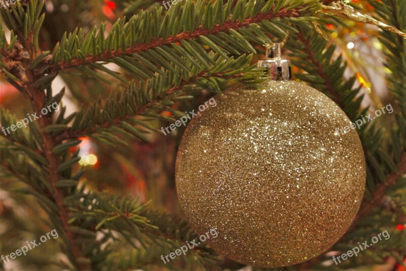 Holidays Bauble Christmas Tree Beige Free Photos