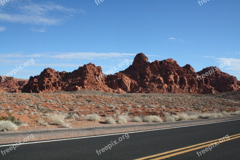 Usa Nevada Valley Of Fire Free Photos