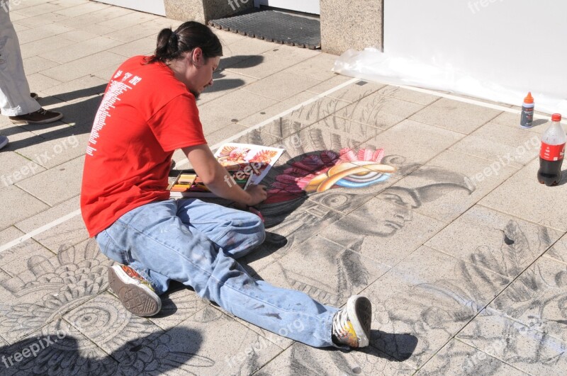 Street Painter Artists Street Art Paint Painter