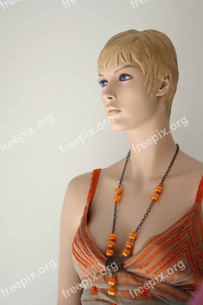 Mannequin Model Fashion Textile Design Dress