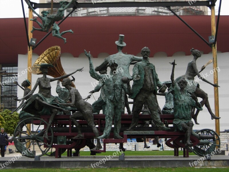 Caragealiana Sculpture Bucharest Romania Europe