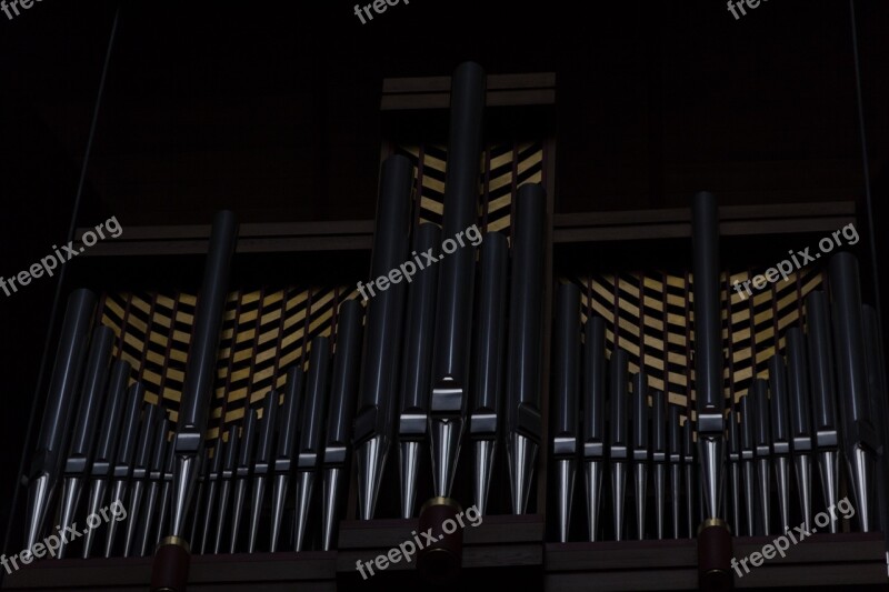 Organ Music Church Church Service Tube