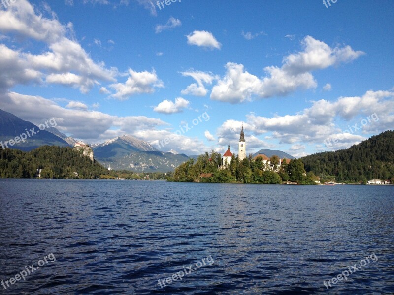 Bled Lake Island Slovenia Travel