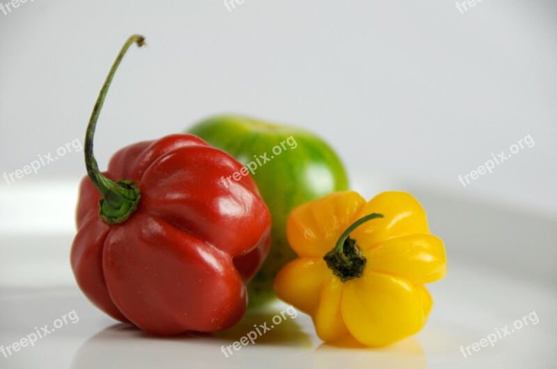 Paprika Tomato Sweet Peppers Food Vegetables