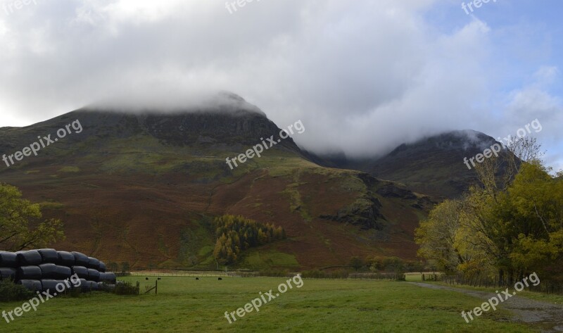 Buttermere Cumbria Uk England Lake District