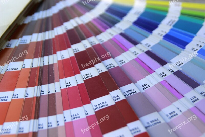 Color Pantone Nuance Swatches Free Photos