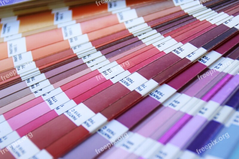 Pantone Color Nuance Swatches Free Photos