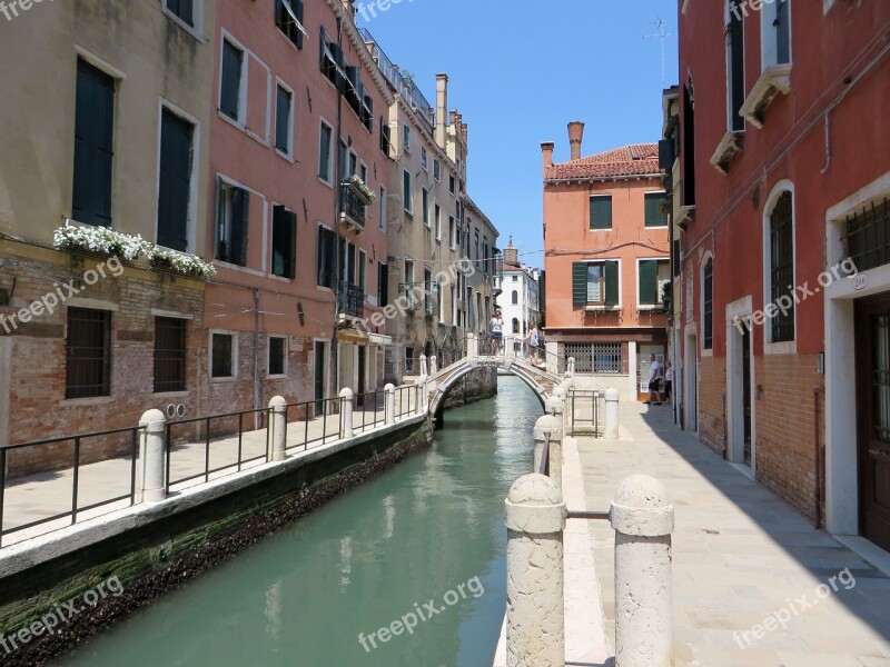 Venice Rio Wharf Bridge Old Town