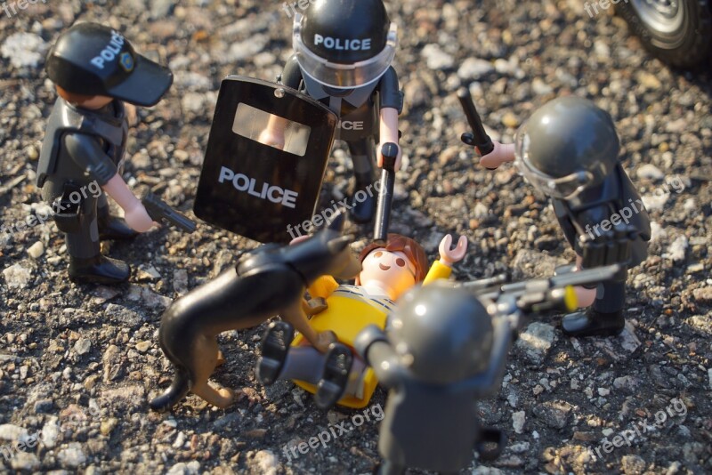 Playmobil Figures Toy Innocent Civilians Swat