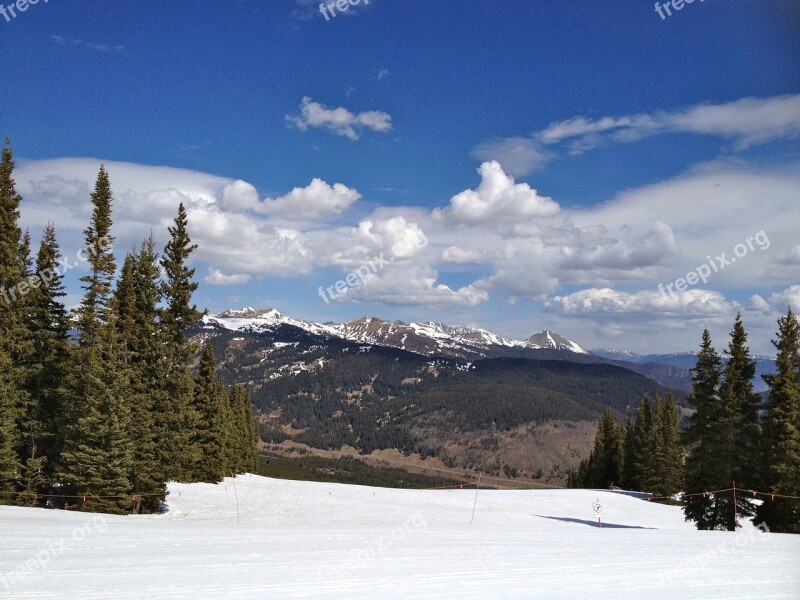 Mountain Copper Mountain Colorado Ski Nature