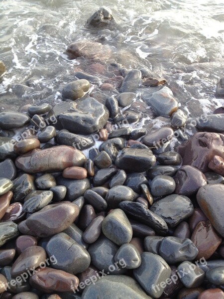 Stones Pebbles Seaside Stone Background Rock