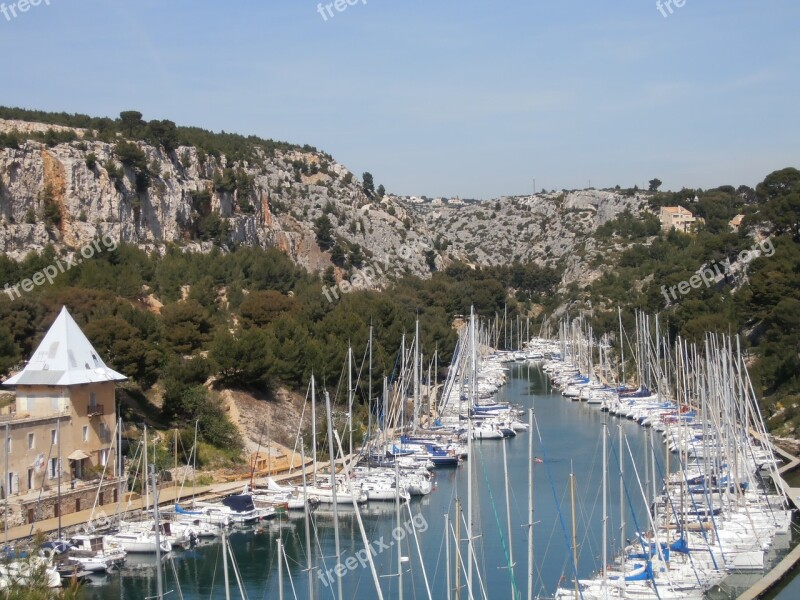 Cassis Creeks Boats Free Photos