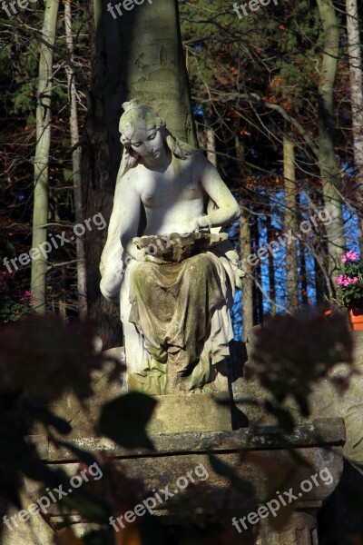 Figure Sculpture Statue Woman Sit