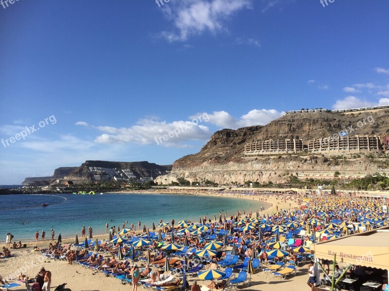 Amadores Gran Canaria Beach Sea Vacation