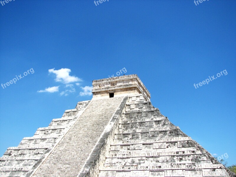 Chichen Itza El Castillo Mayan Yucataan Free Photos