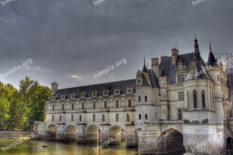 Castle Chenonceau River Cher Loire