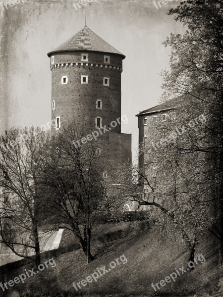 Wawel Castle Monument Kraków Tower