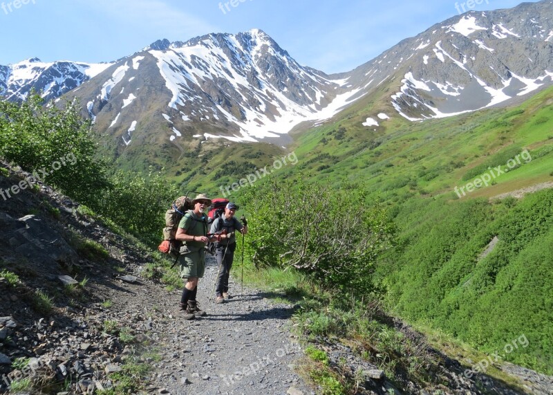 Alaska Hiking Backpacking Hike Wilderness