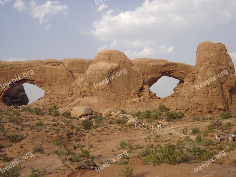 Park Arches Windows Utah Free Photos