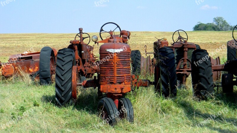 Tractor Farm Rural Equipment Agricultural