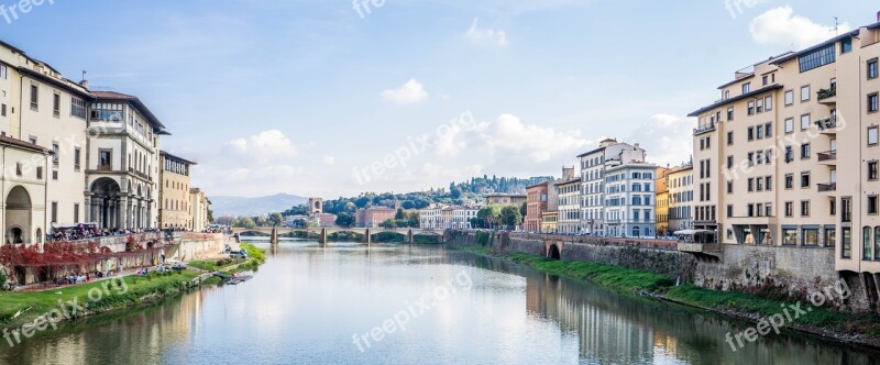 Florence Italy Arno River Europe Firenze