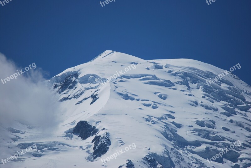 Chamonix Mountains Snow Free Photos