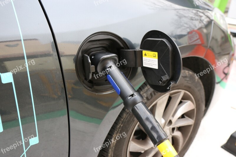 Electric Cars Charging Concent Free Photos