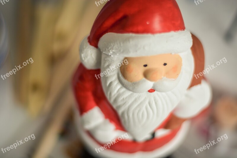 Christmas Santa Claus Figure Tinker Paint